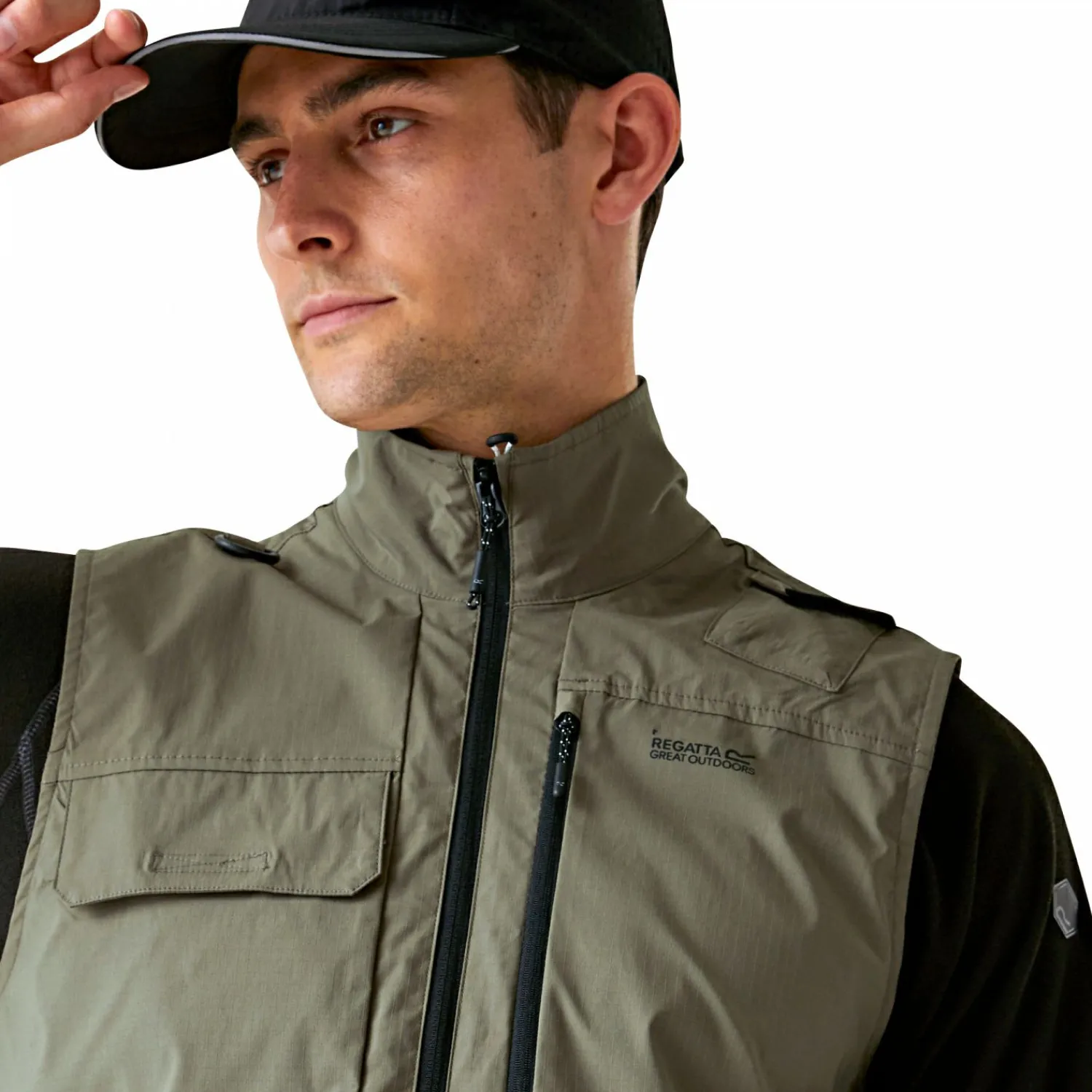 Regatta Insektenabweisende Packaway Weste Herren (Treetop)<Damen Damen Angeljacken & -Westen