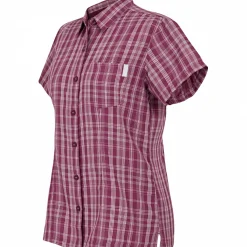 Discount Mindano VIII Kurzarmhemd Damen (Beaujolais Check) Damen Damen Angelshirts & -Oberteile