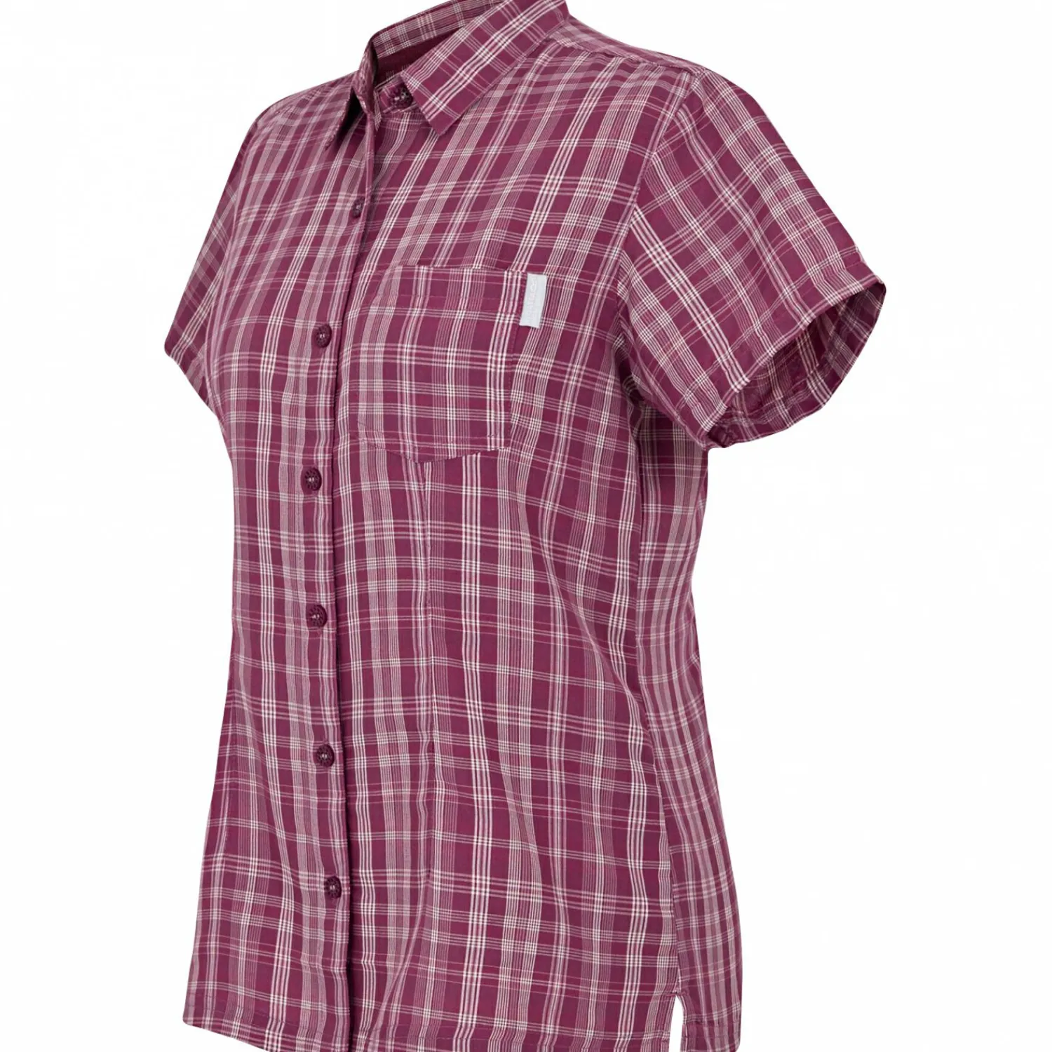 Discount Mindano VIII Kurzarmhemd Damen (Beaujolais Check) Damen Damen Angelshirts & -Oberteile