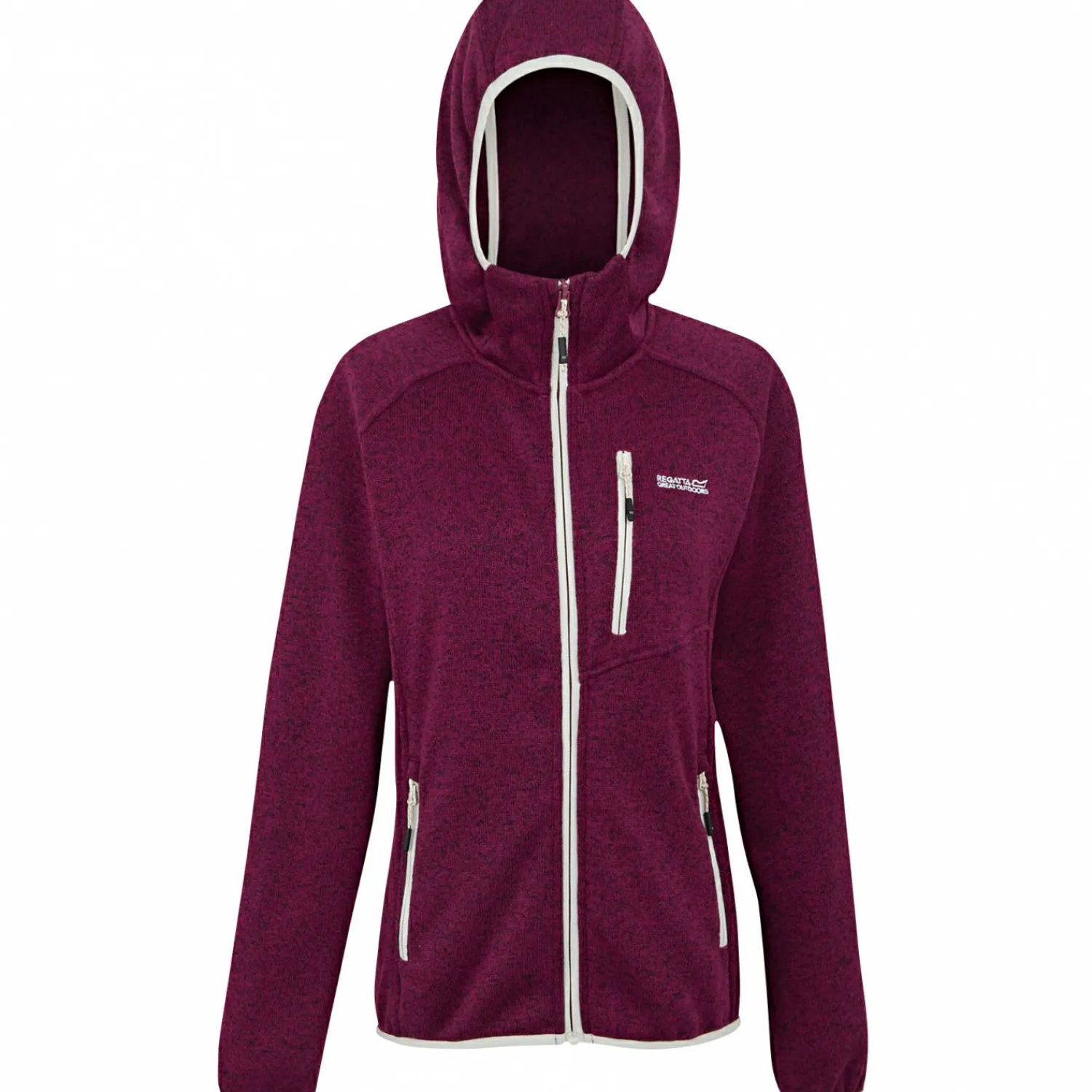 Newhill II Fleecejacke Damen (Beaujolais/Light Vanilla) Damen Damen Angeljacken & -Westen