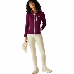 Newhill II Fleecejacke Damen (Beaujolais/Light Vanilla) Damen Damen Angeljacken & -Westen