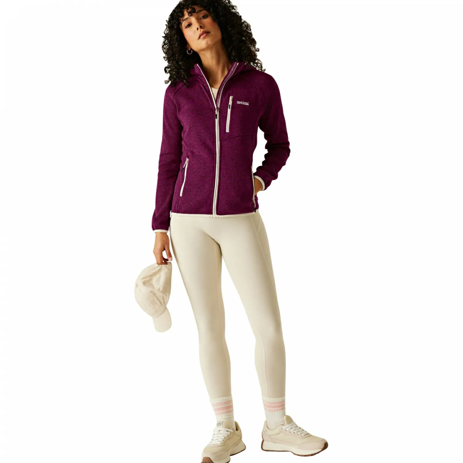 Newhill II Fleecejacke Damen (Beaujolais/Light Vanilla) Damen Damen Angeljacken & -Westen