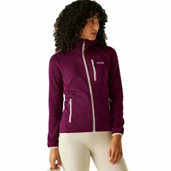 Newhill II Fleecejacke Damen (Beaujolais/Light Vanilla) Damen Damen Angeljacken & -Westen