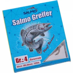 Greifer Vorfachhaken Bienenmade (60 cm) Angelhaken|Forellenangeln-Zubehör