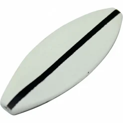 Clearance Inline Trout Spoon Weitflieger (white/black) Forellen-Kunstköder