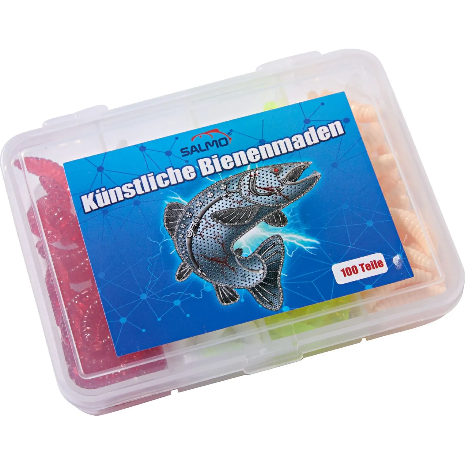 Online Madenkiste "Künstliche Bienenmaden" Forellen-Kunstköder