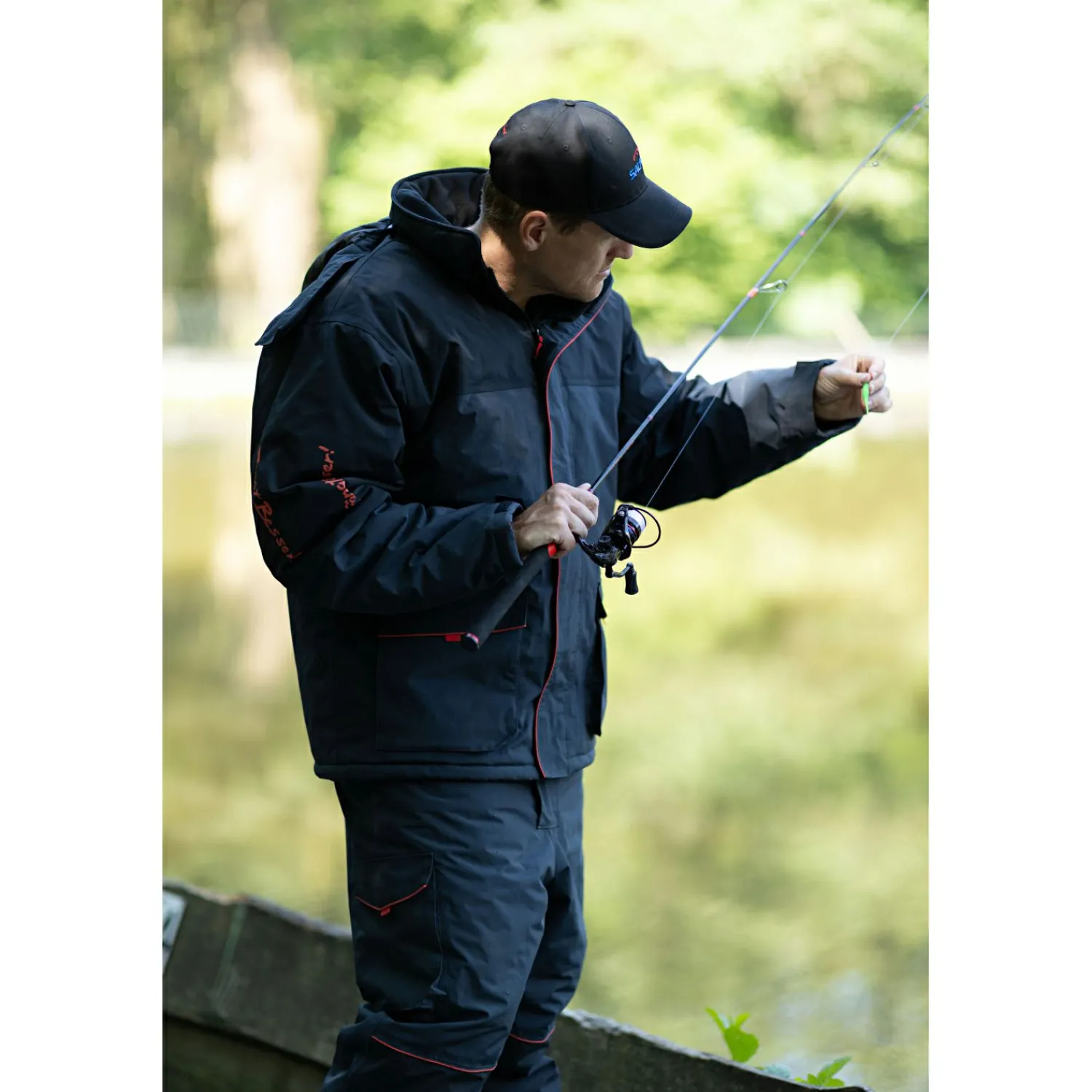 Hot Outdoorjacke Joppe Herren (Blau/Schwarz) Outdoor- & Angel-Jacken