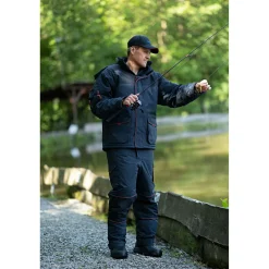 Hot Outdoorjacke Joppe Herren (Blau/Schwarz) Outdoor- & Angel-Jacken