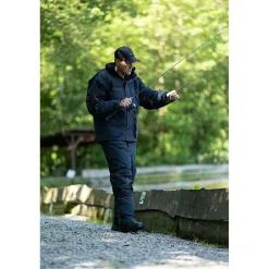 Online Thermo-Latzhose Buxe Herren (Grau) Thermohosen & Regenhosen