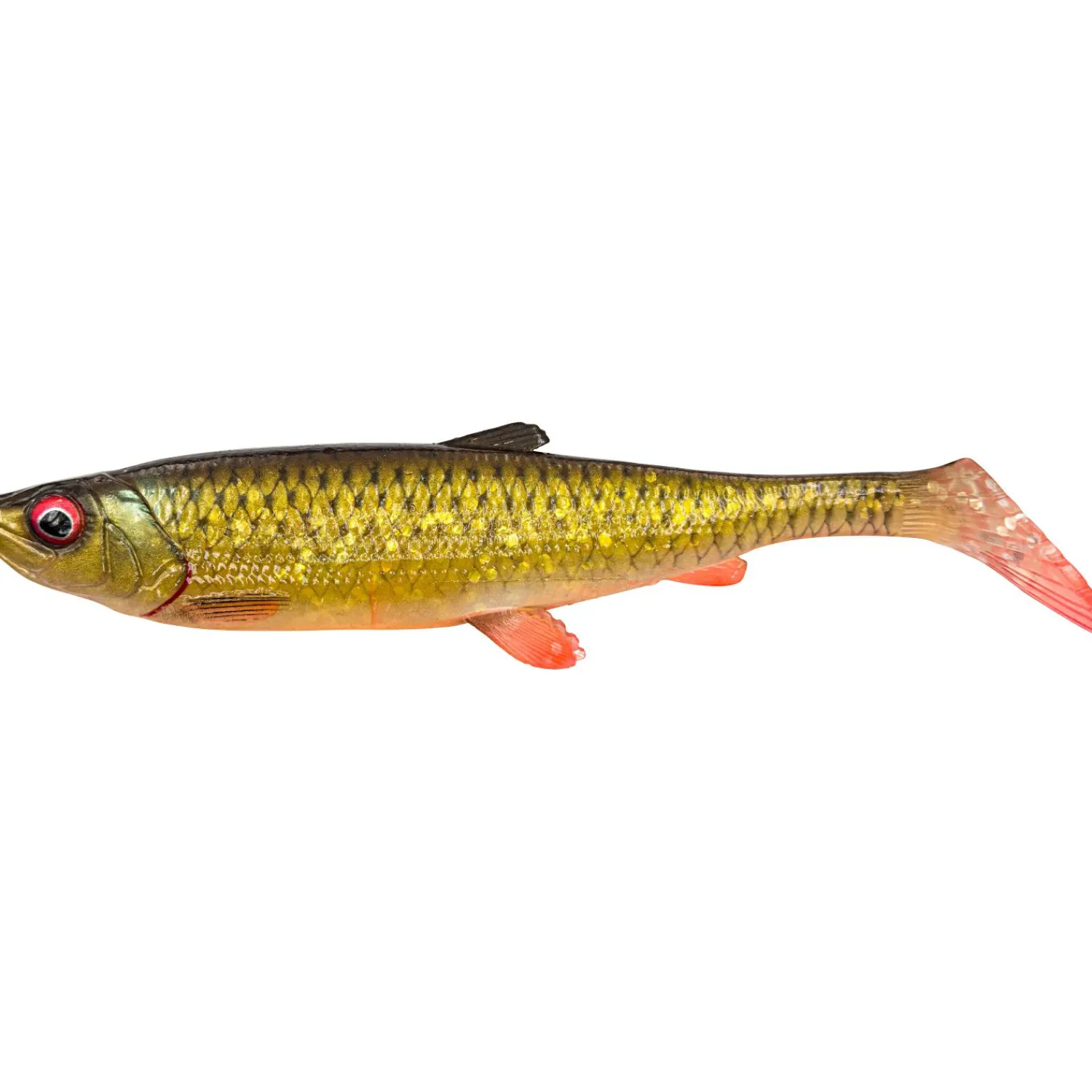 3D Herring Shad V2 (Clear Rudd) Gummiköder ·Gummifische & Shads