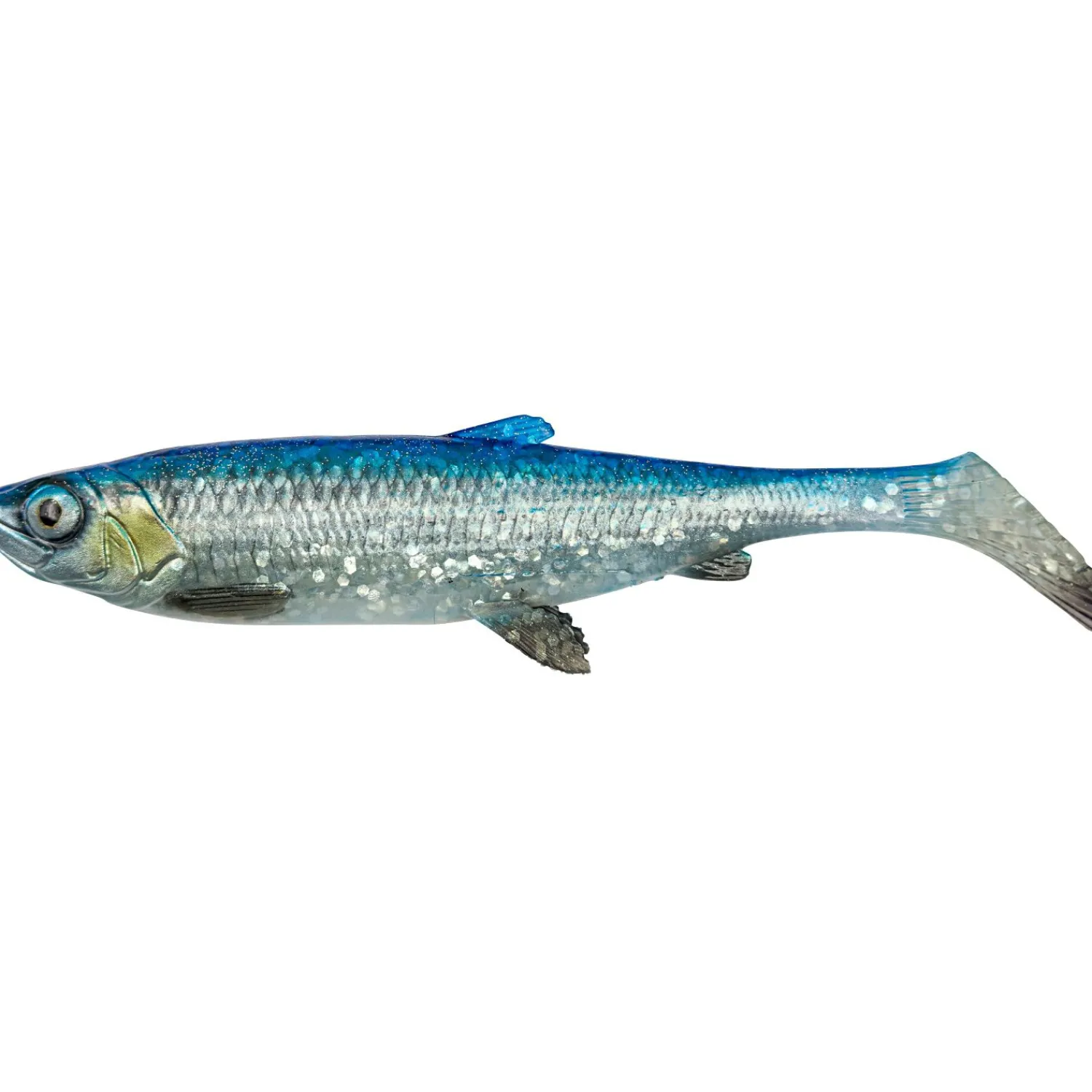 Best 3D Herring Shad V2 (Blue Silver) Gummiköder ·Gummifische & Shads