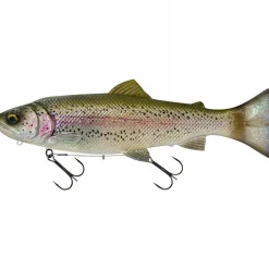 Savage Gear 3D Line Thru Pulsetail Trout (Clear Rainbow Trout)< Wobbler