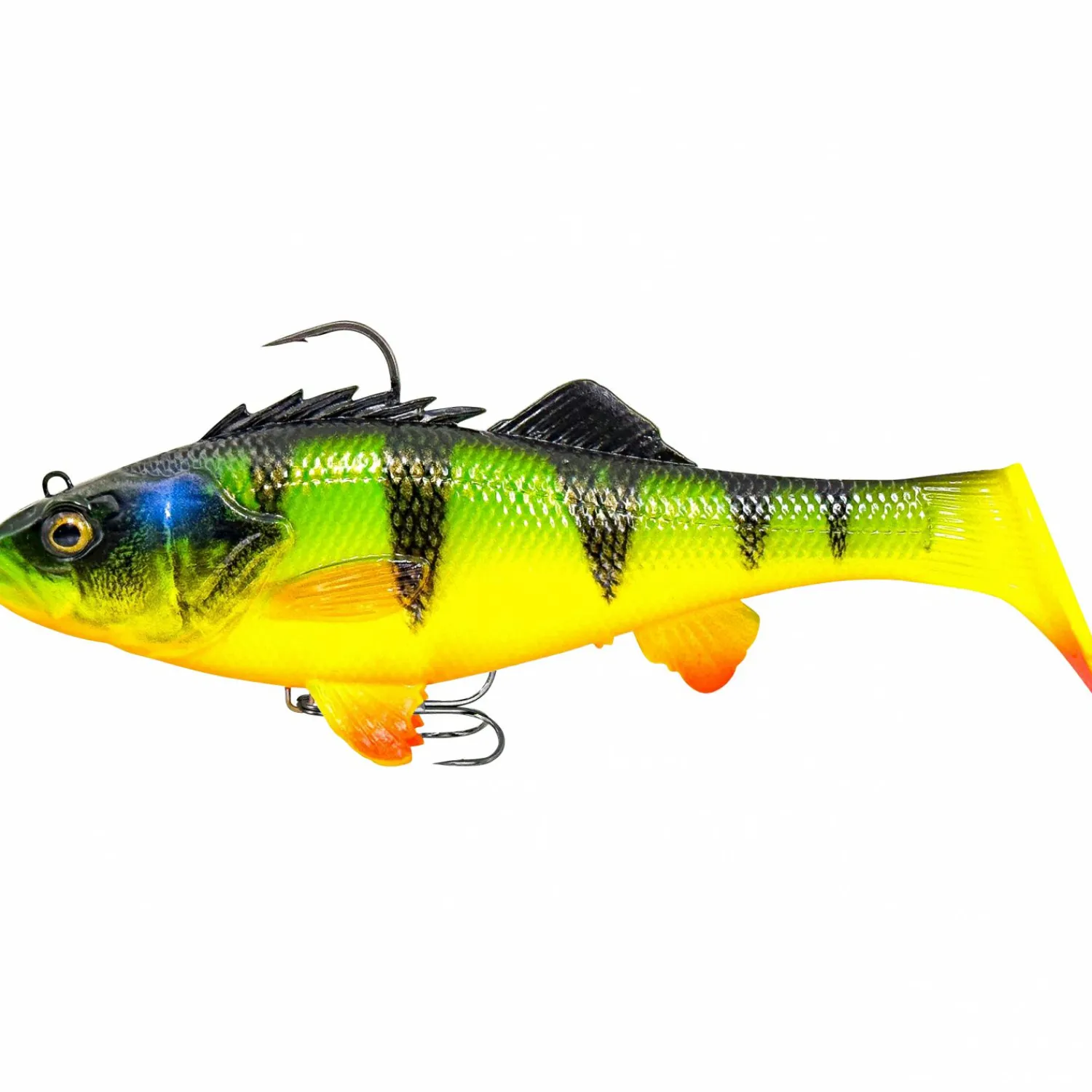 Savage Gear 3D Perch RTF (Fire Perch)< Gummiköder ·Fertig Montierte Gummifische