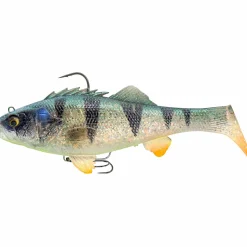 Clearance 3D Perch RTF (Ghost Silver) Gummiköder ·Fertig Montierte Gummifische