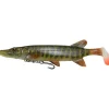 Discount 4D Pike Shad (Striped Pike) Gummiköder ·Gummifische & Shads