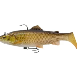 Savage Gear 3D Trout Rattle Shad (Clear Chub)< Gummiköder ·Fertig Montierte Gummifische