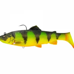 Clearance 3D Trout Shad (Firetiger) Gummiköder ·Gummifische & Shads