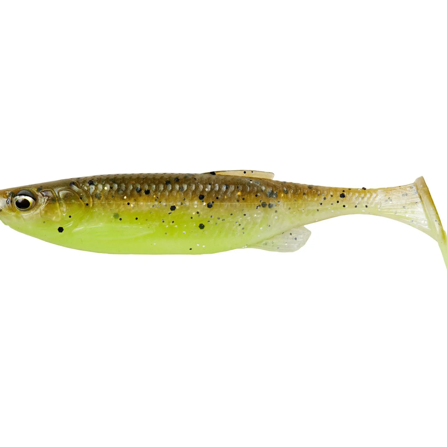 Sale Fat Minnow T-Tail (Green Pearl Yellow) Gummiköder ·Gummifische & Shads