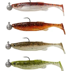 Savage Gear Fat Minnow T-Tail RTF Clearwater Mix< Raubfischangeln Kunstköder|Kunstköder-Sets