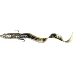 Savage Gear Sandaal Softbait 4D Real Eel (Olive Pearl PHP)< Gummiköder ·Gummiaale|Raubfischangeln Kunstköder