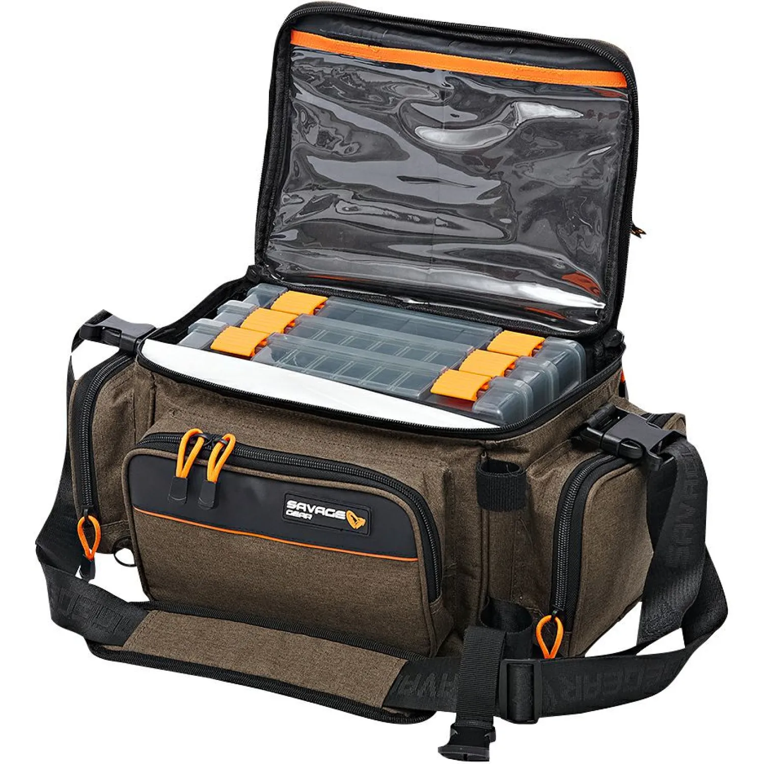 Clearance Schultertasche System Box Bag (Modell XL) Angeltaschen ·Kunstködertaschen