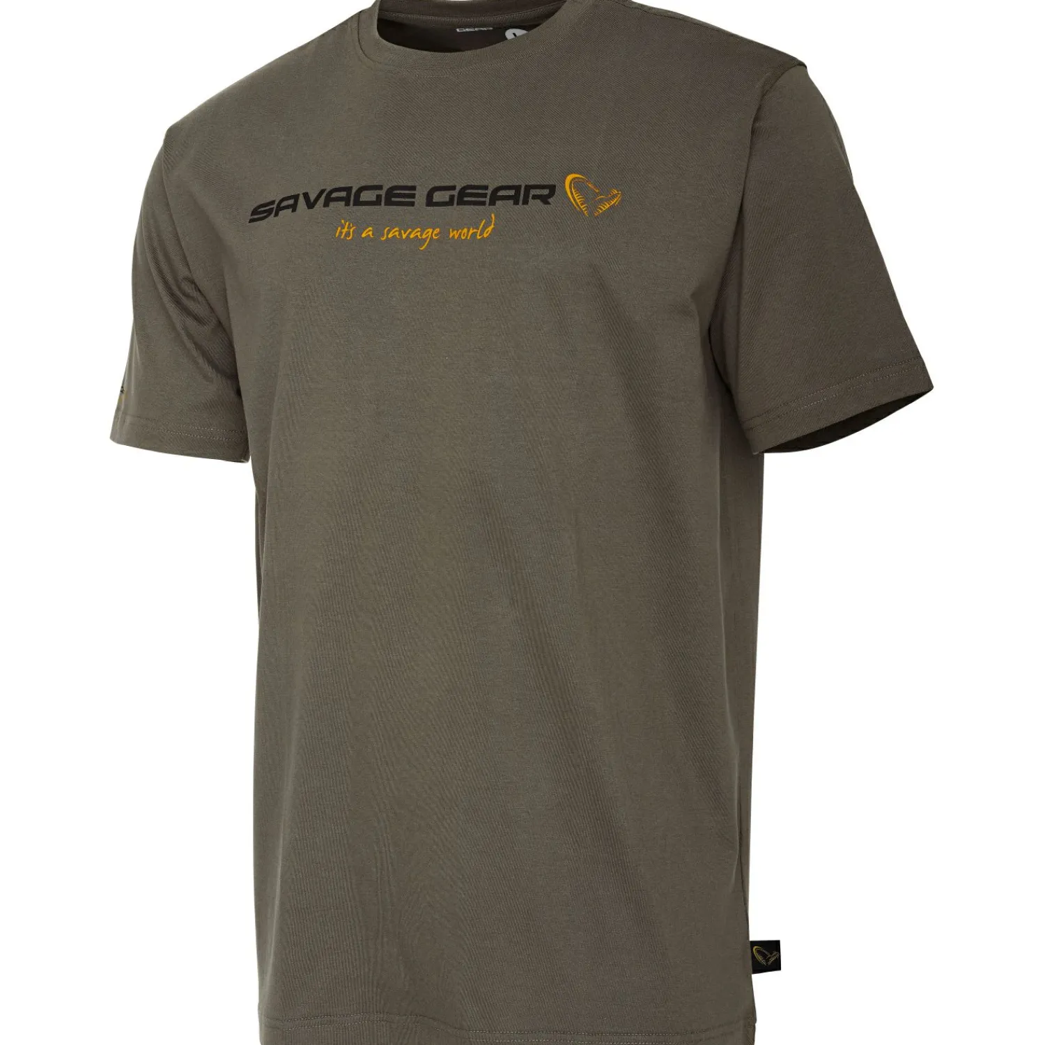 Savage Gear SG4 Logo T-Shirt Herren (Loden Green)< Angelshirts & Angel-Oberteile