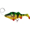 New Shad 4D Perch (Firetiger) Gummiköder ·Fertig Montierte Gummifische|Raubfischangeln Kunstköder