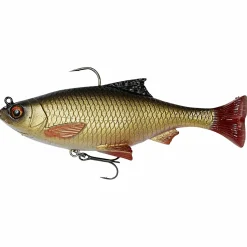 Online Swimbait 3D Pulse Tail Roach (Rudd) Wobbler