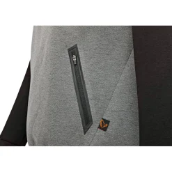 Savage Gear Tec-Foam Hoodie Herren (Dark Grey Melange)< Angelpullover & -Strickjacken