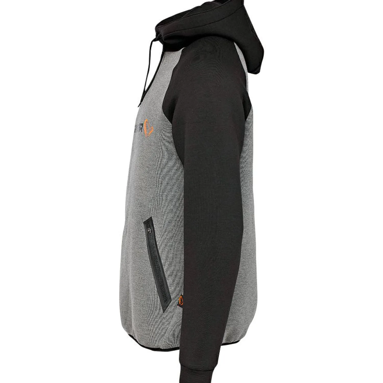 Savage Gear Tec-Foam Hoodie Herren (Dark Grey Melange)< Angelpullover & -Strickjacken