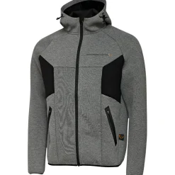 Savage Gear Tec-Foam Zip Hoodie Herren (Dark Grey Melange)< Angelpullover & -Strickjacken
