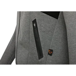 Savage Gear Tec-Foam Zip Hoodie Herren (Dark Grey Melange)< Angelpullover & -Strickjacken