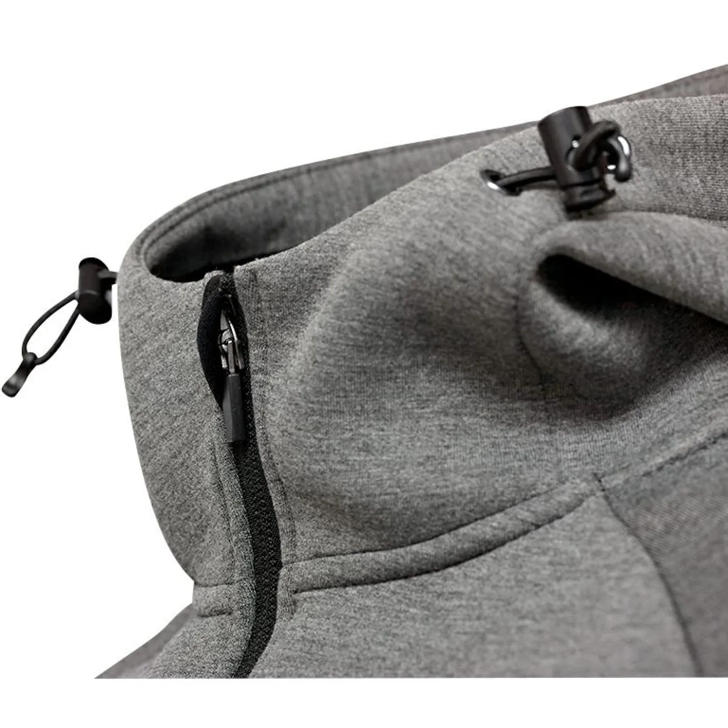 Savage Gear Tec-Foam Zip Hoodie Herren (Dark Grey Melange)< Angelpullover & -Strickjacken