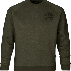 Seeland Key Point Sweatshirt Herren (Pine Green Melange)< Outdoor- & Angelhemden