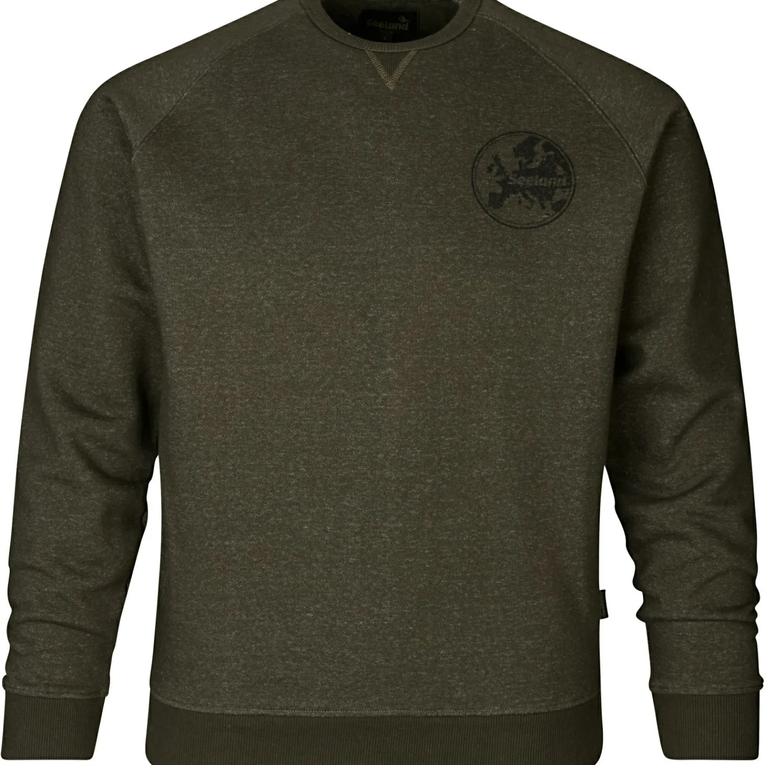 Seeland Key Point Sweatshirt Herren (Pine Green Melange)< Outdoor- & Angelhemden