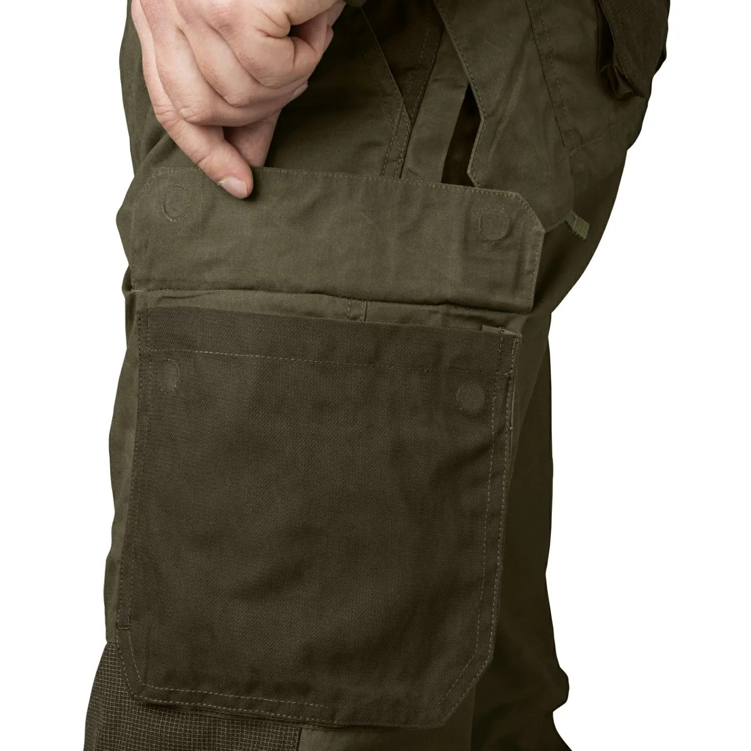 Online Key-Point Elements Trousers Herren (Pine Green/Dark Brown) Outdoor- & Angler-Cargohosen