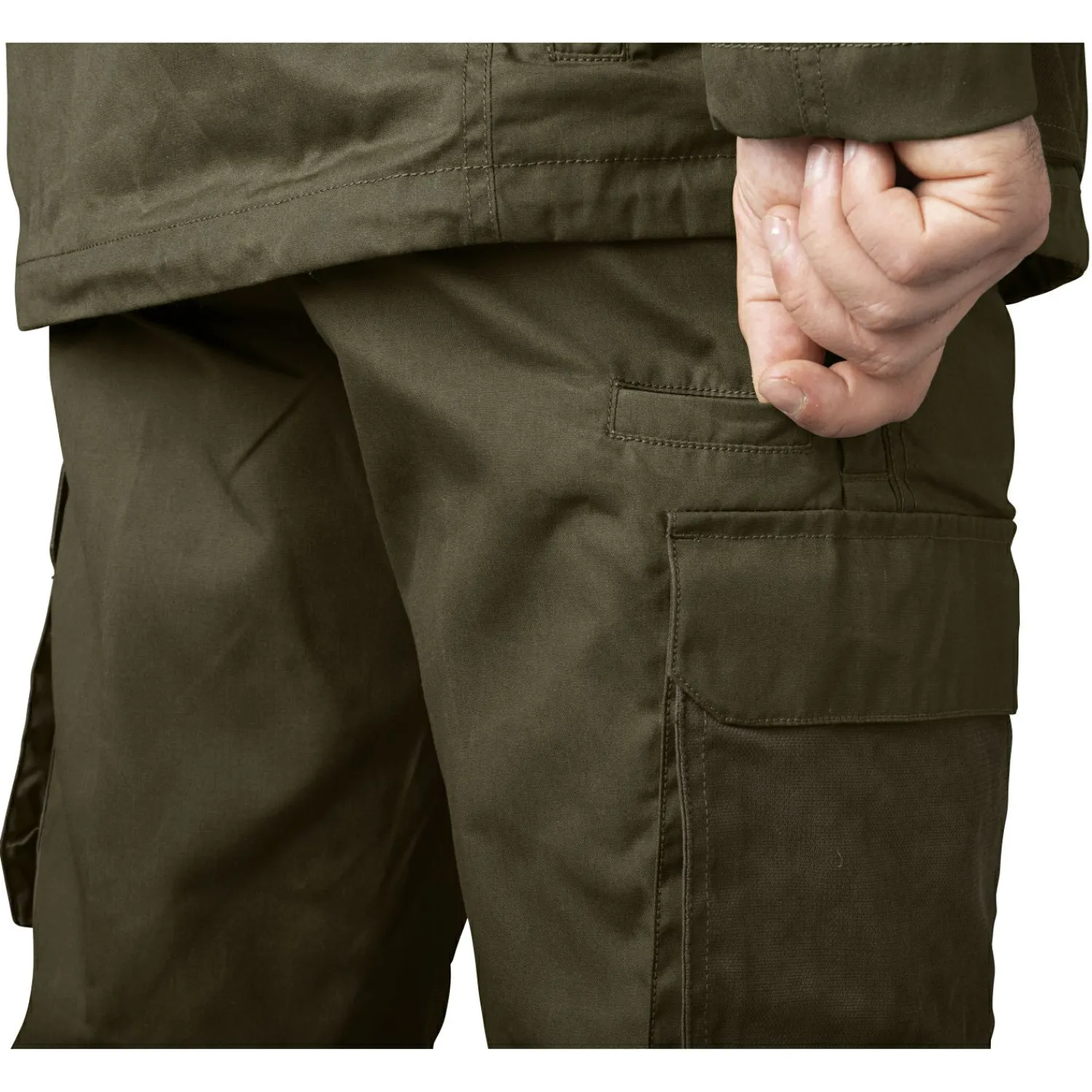 Online Key-Point Elements Trousers Herren (Pine Green/Dark Brown) Outdoor- & Angler-Cargohosen