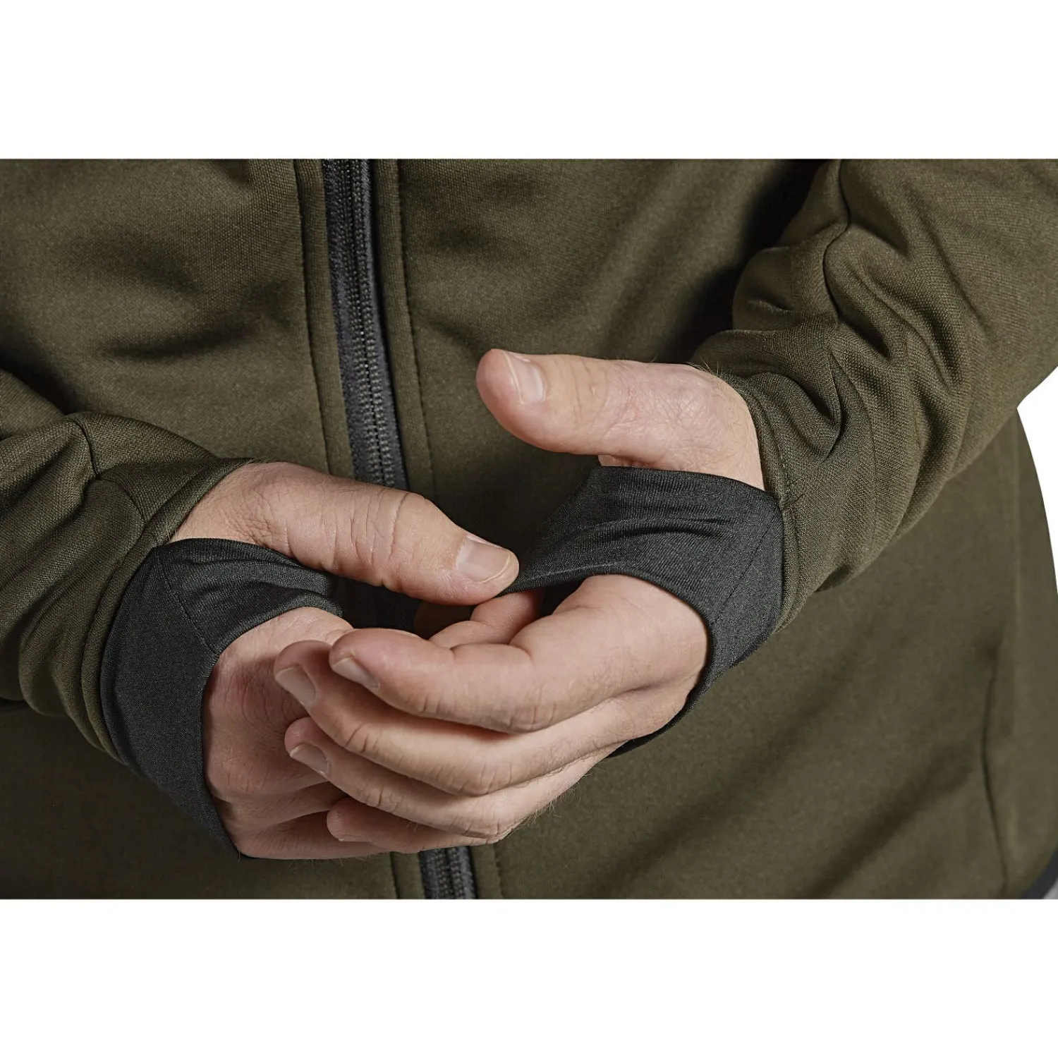 New Power Fleece Jacket Herren (Pine Green) Outdoor- & Angel-Jacken
