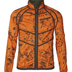 Seeland Vantage Reversible Fleece Jacket Herren (Pine Green/InVis Orange Blaze)< Outdoor- & Angel-Jacken
