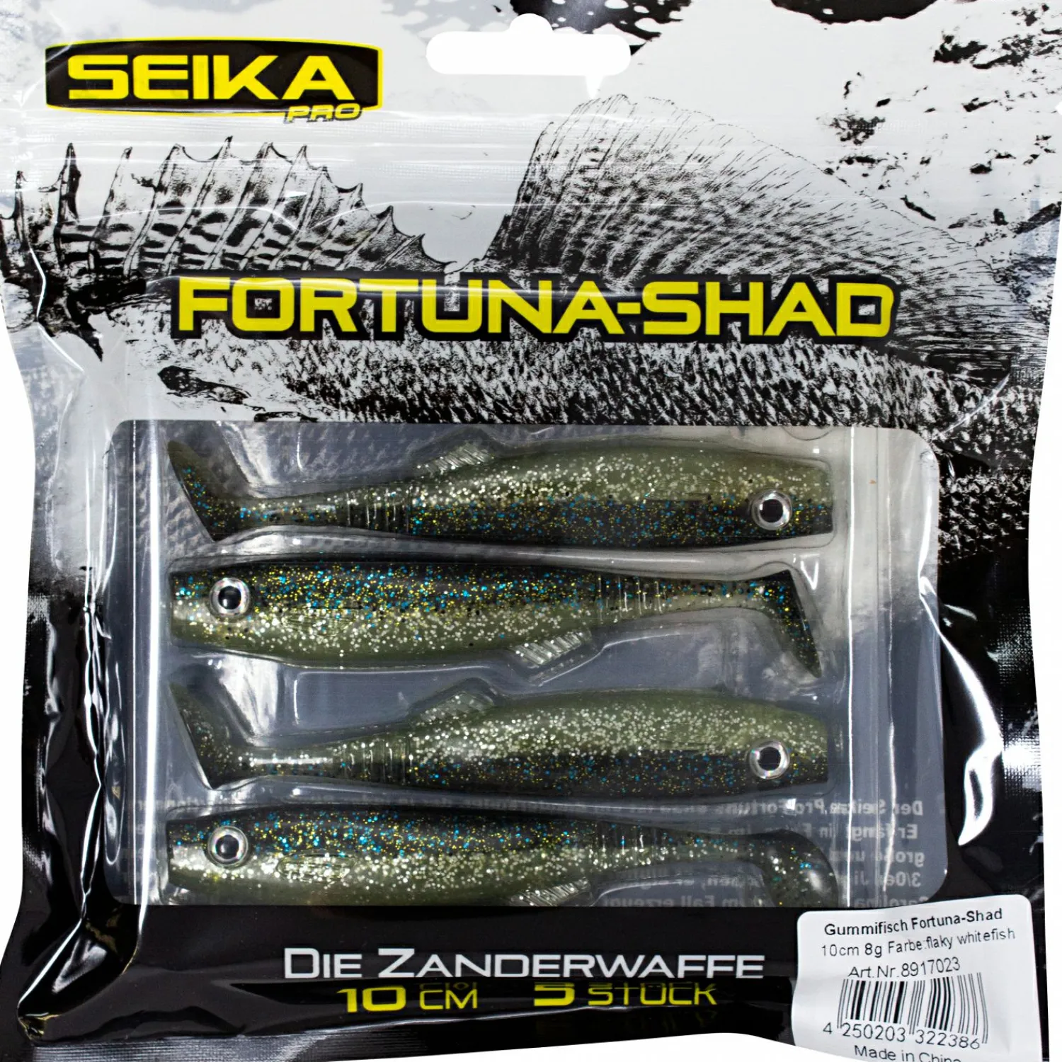 New Fortuna Shad (Flaky White Fish) Gummiköder ·Gummifische & Shads