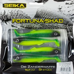 Seika Pro Fortuna Shad (Green Light)< Gummiköder ·Gummifische & Shads