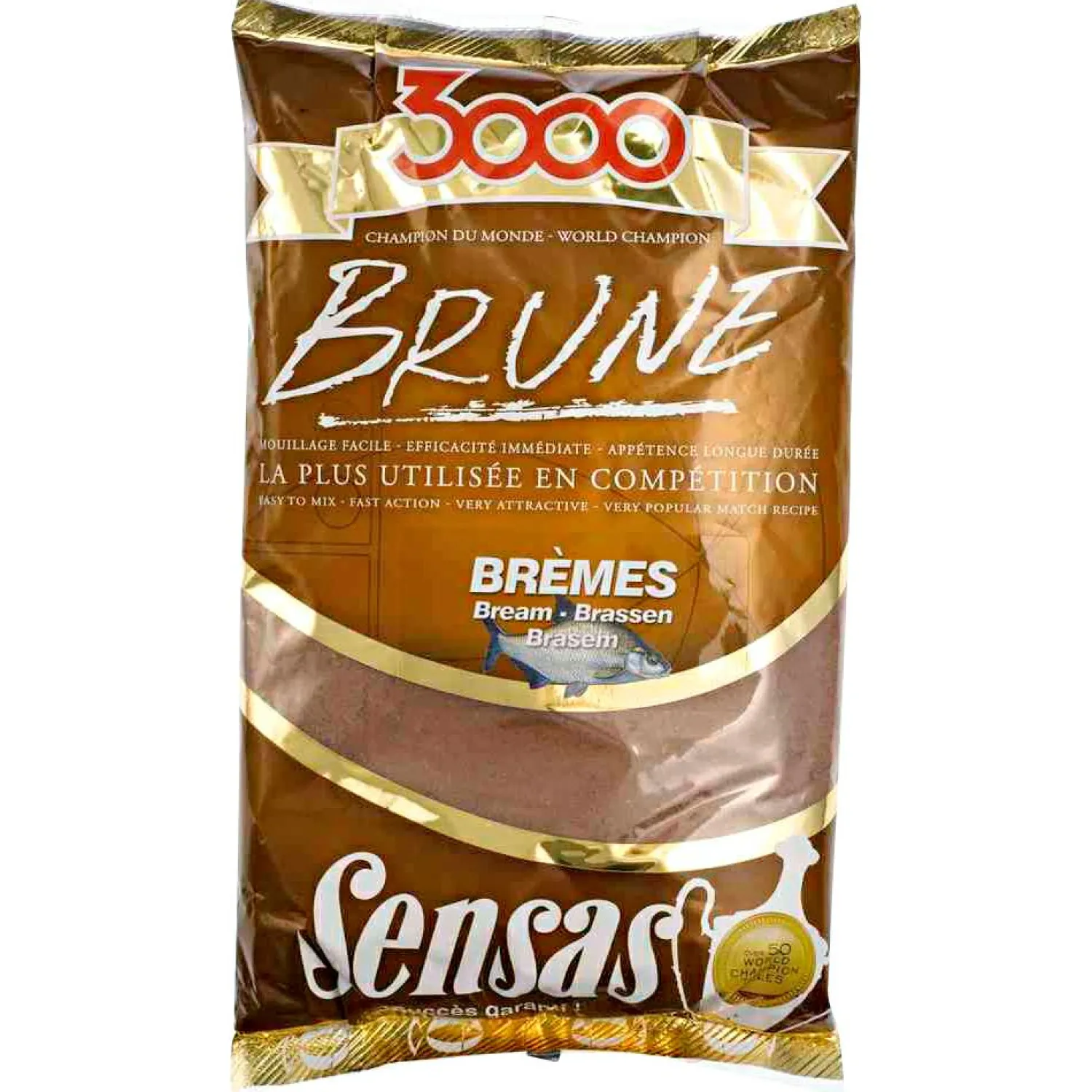 Sensas Friedfischfutter 3000 Brune Brassen< Friedfischfutter|Friedfischangeln-Zubehör