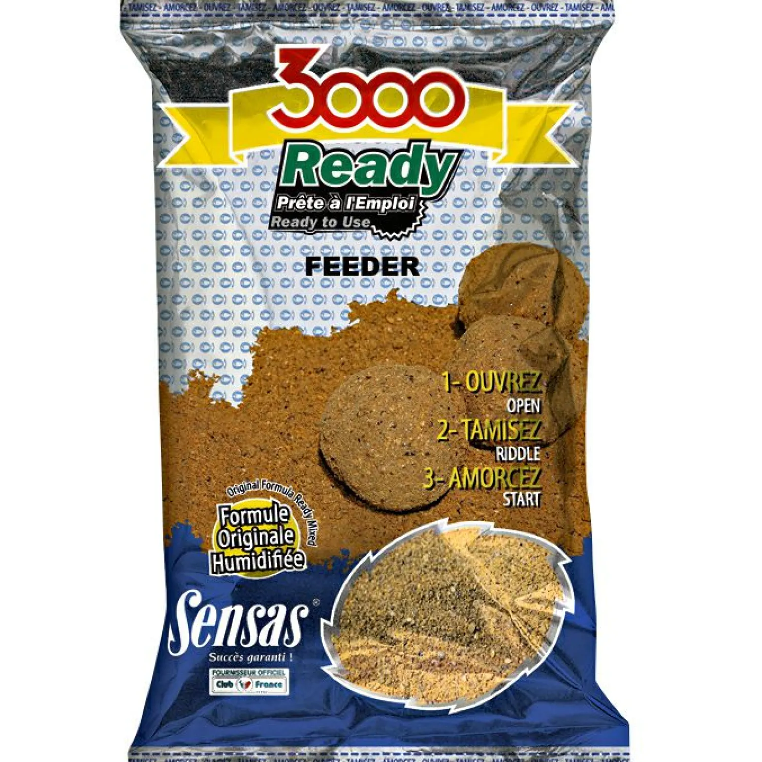 Sensas Futter 3000 Ready Feeder< Friedfischfutter|Friedfischangeln-Zubehör