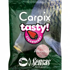 Sensas Lockpulver Carpix Tasty (Strawberry)< Angellockstoffe & Boilie-Flavours