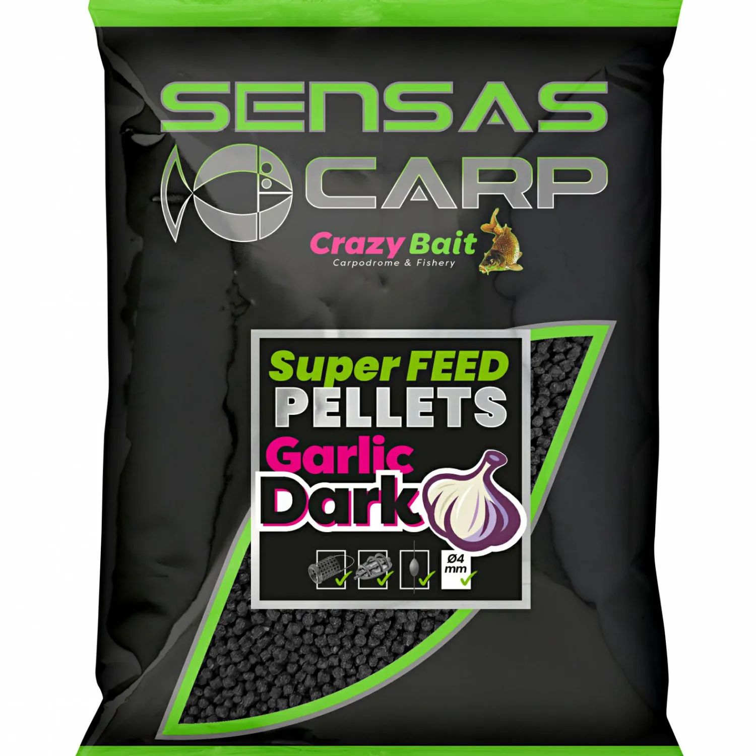 Clearance Super Feed Pellets (Garlic Dark) Karpfenfutter·Partikelköder & Angel-Pellets|Karpfenfutter