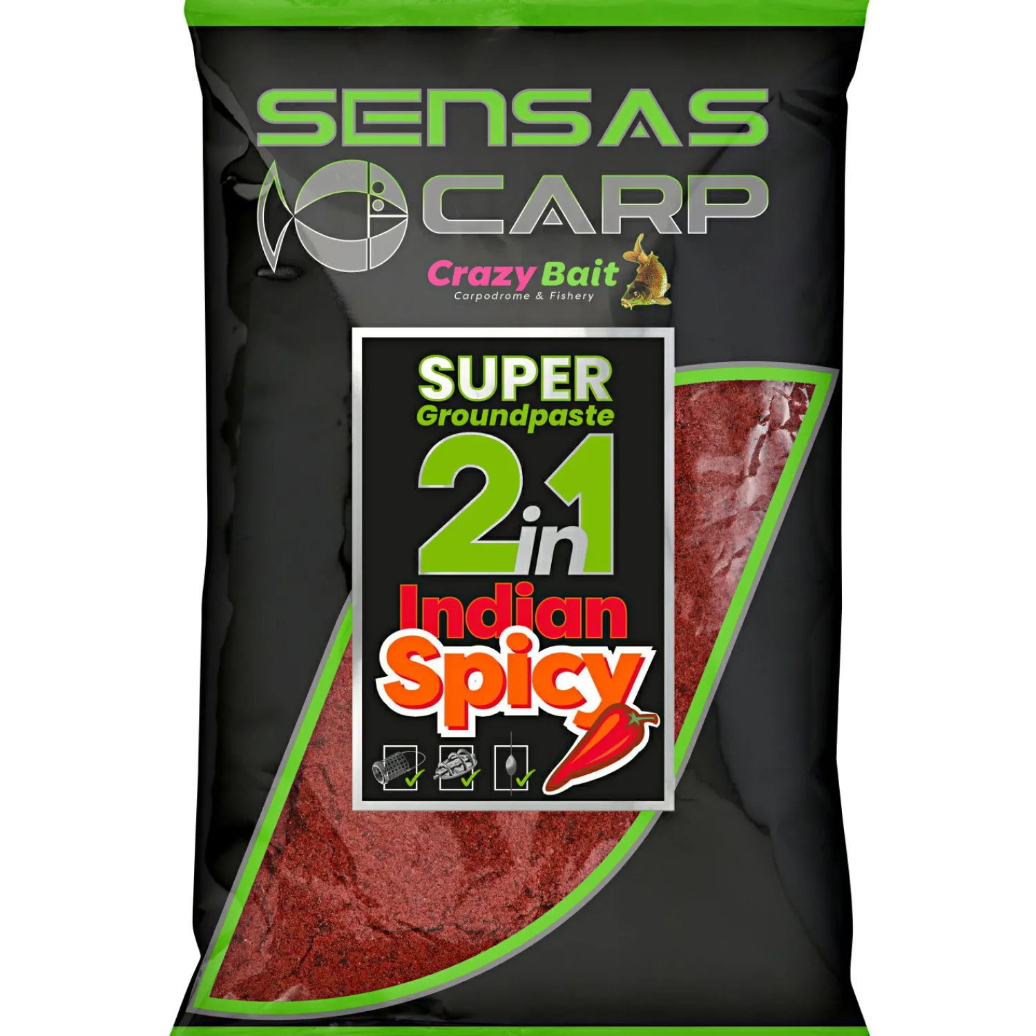 Sensas Super Köderpaste 2 in 1 (Indian Spicy)< Forellenangeln-Zubehör|Forellenfutter & Forellenteige