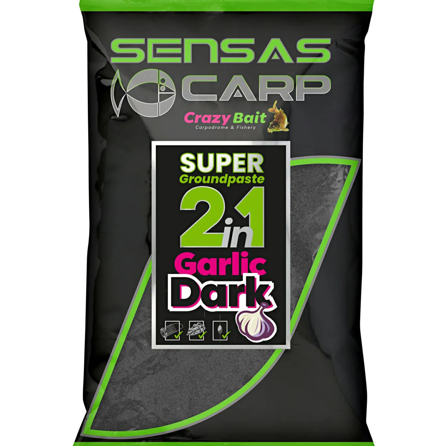 Super Köderpaste 2 in 1 (Garlic Dark) Forellenangeln-Zubehör|Forellenfutter & Forellenteige