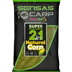 Sensas Super Köderpaste 2 in 1 (Natural Corn)< Forellenangeln-Zubehör|Forellenfutter & Forellenteige