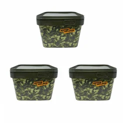 Discount Set: 3x Eimer "Rutenhelden" Angelkoffer & Angelboxen ·Futtereimer