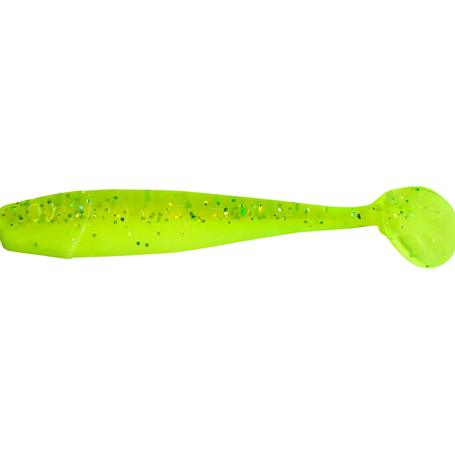 ShadXperts Shad King 4" (Fluogrün/Glitter)< Gummiköder ·Gummifische & Shads|Raubfischangeln Kunstköder